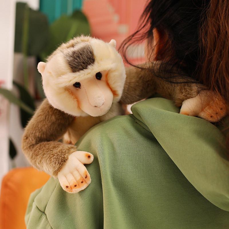 Macaco de Pelúcia Macio com Enchimento de Algodão PP para Crianças e Colecionadores