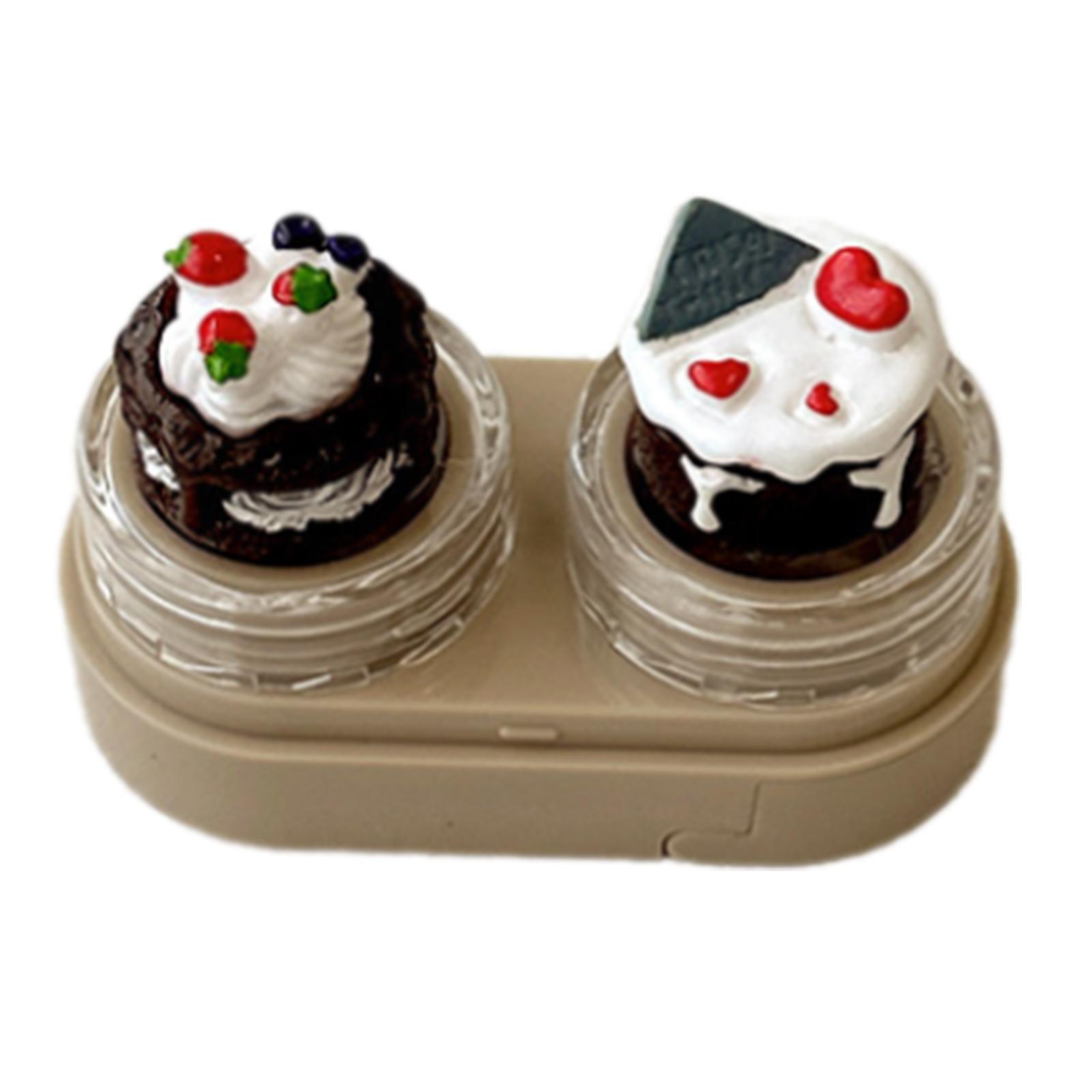 

Контейнер для контактных линз с прекрасной крышкой и пинцетом для эффективной обработки аксессуаров для хранения контактных линз 5