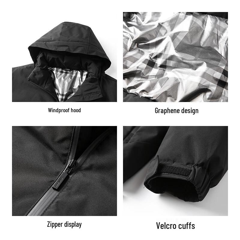 JEEP SPIRIT Men's Hooded Winter Padded Jacket