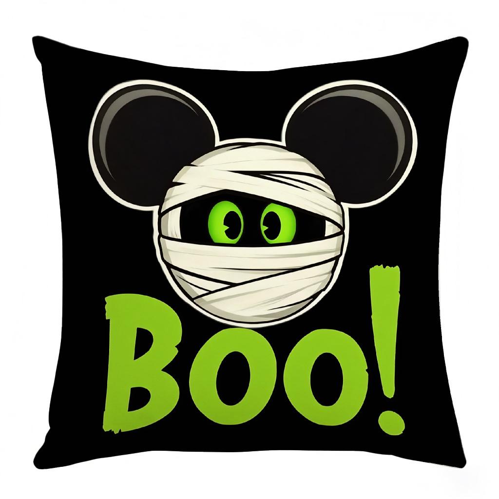 Single-sided Printing Halloween Pumpkin Push Push Cushion Cover Printed Home Push Pillow Cover