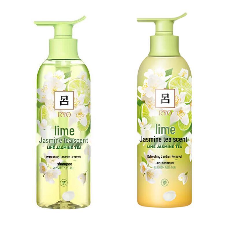 Ryo Green Lime Jasmine Tea Scent Shampoo & Conditioner Set