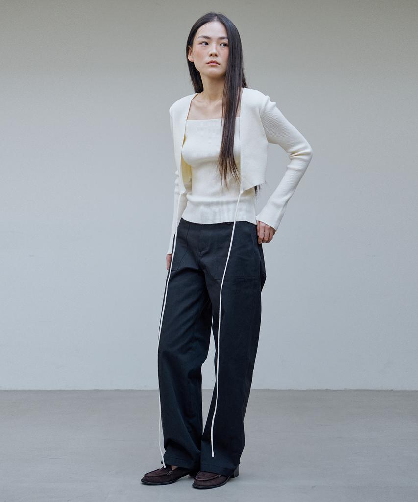 AHWE Soft Wrap Rib Knit_Ivory