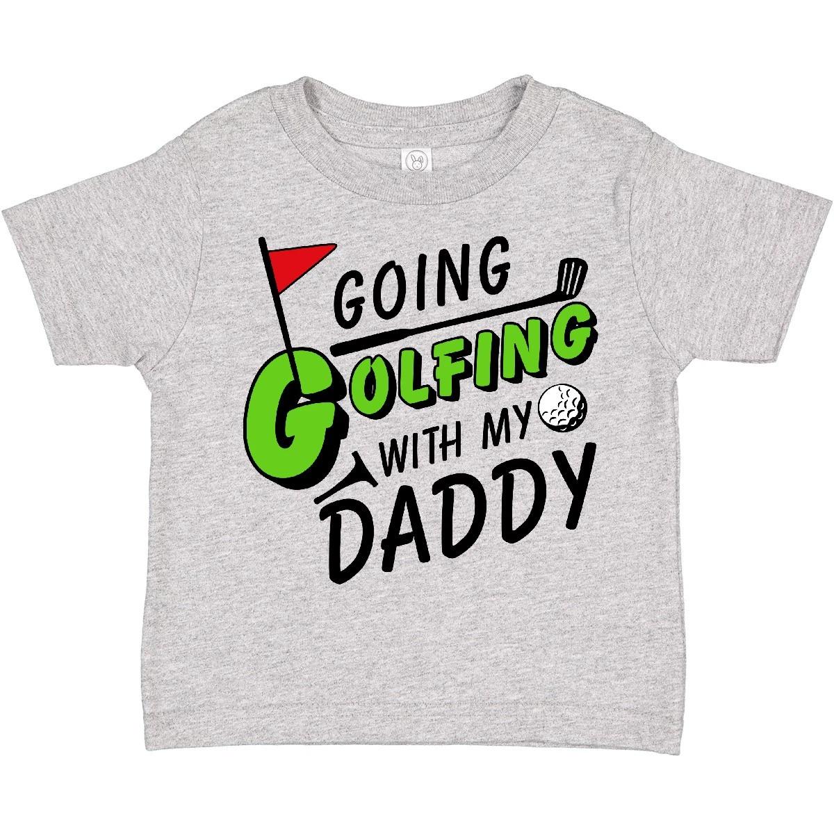 Inktastic Going Golfing With My Daddy- Kids Golf Toddler T-Shirt Sports Dad Kid 110