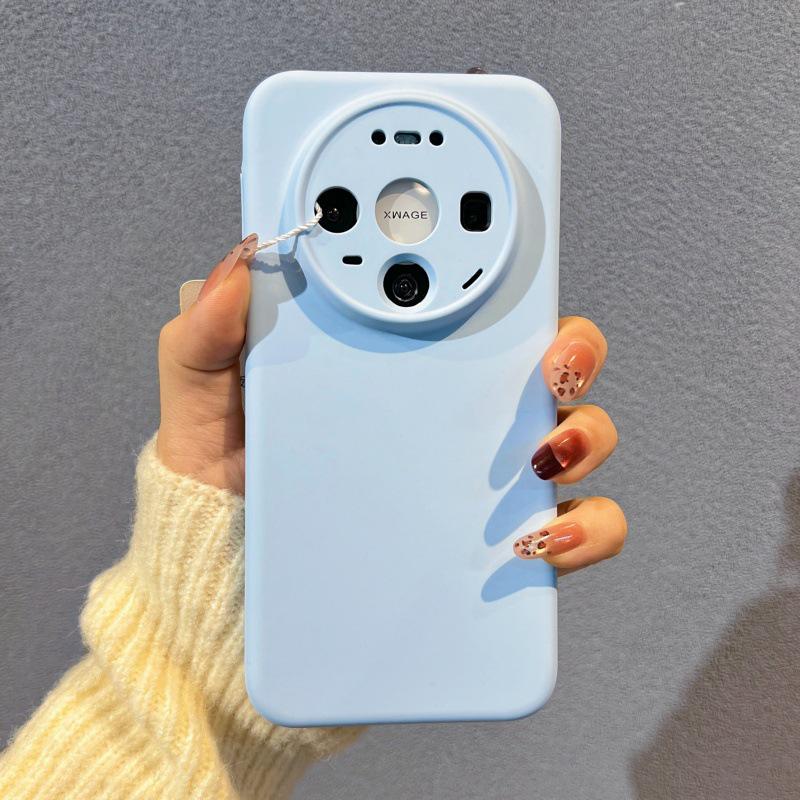 Compatible with Huawei Mate 80 Pro: Liquid Silicone Phone Case, Full Lens Coverage, Solid Color Protection