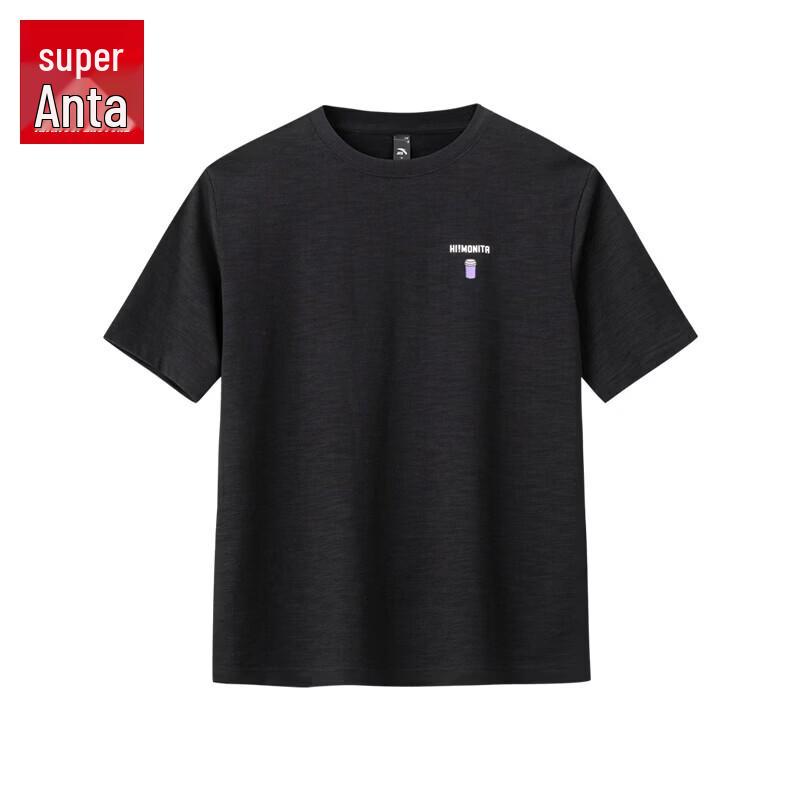 Anta x Hi MONITA Co-branded Cotton Loose-Fit Short-Sleeve T-Shirt 2XL