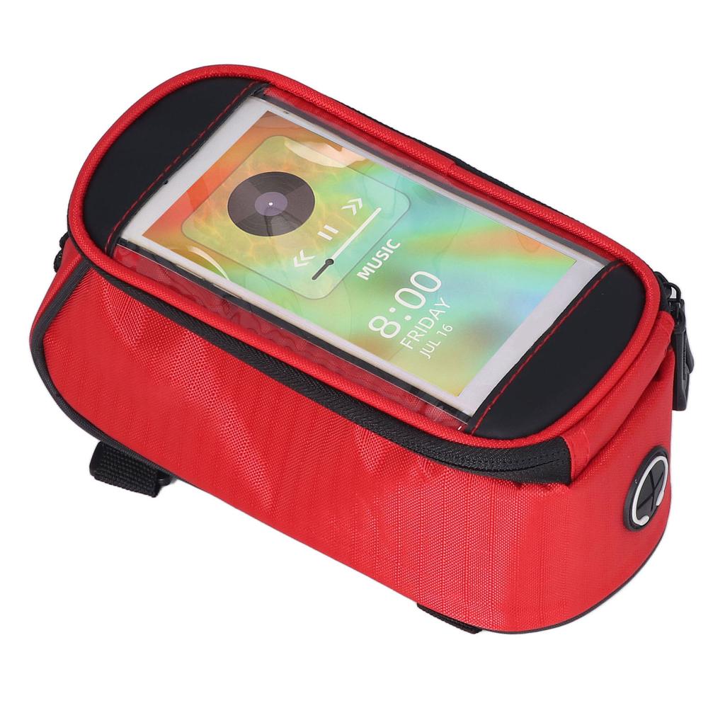 Bike Phone Bag Large Space High Sensitivity Touch Screen Bicycle Front Frame Bag for Riding