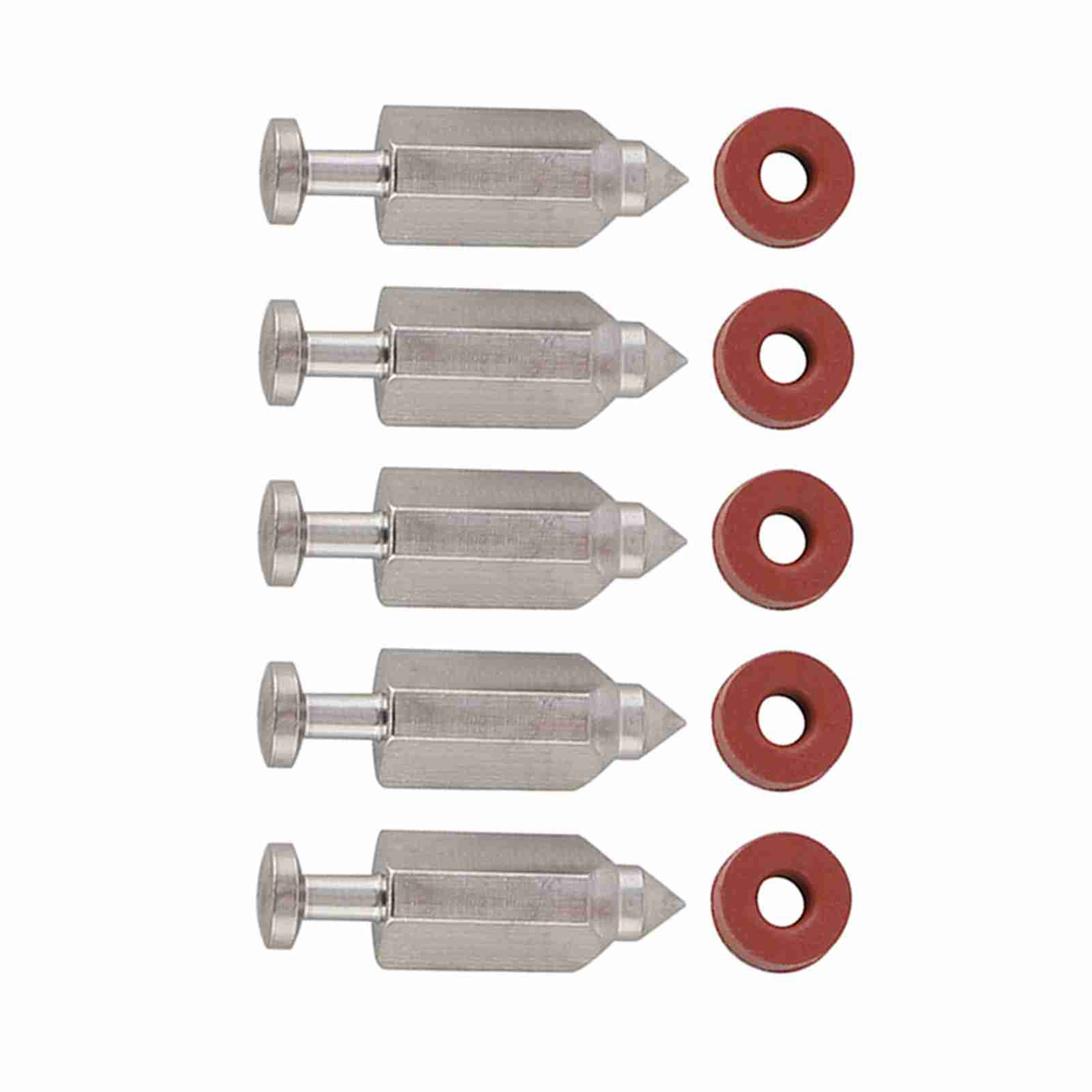 

5pcs Carburetor Carb Needle Seat Gasket Repair Kit for 398188