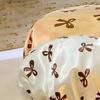 Women Waterproof Shower Cap Double Layer Bath Hair Hat with Elastic Band Reusable Moisture