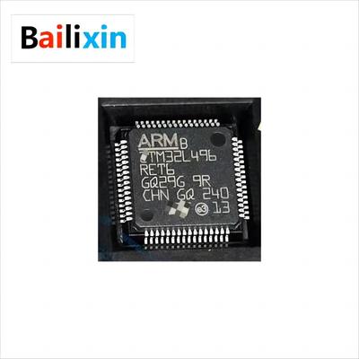 10PCS STM32L496RET6 Microcontroller ARM, 80MHz, 512KB Flash (LQFP-64).