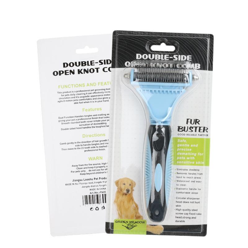 Pet comb pet comb dog comb cat comb open knot comb dog cat hair fading dog cat hair removal pet supplies