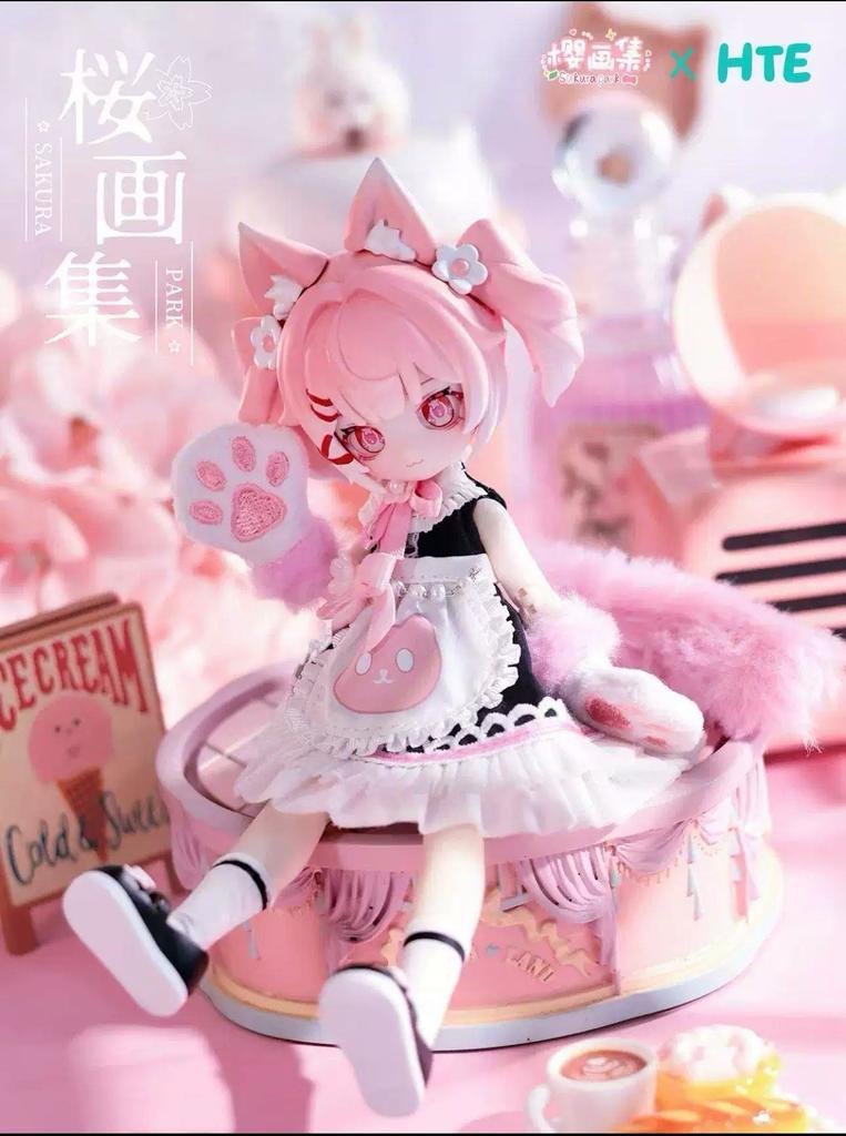 2026 New Sakura Park Start Again Series  1/12 BJD Articulated Figure Doll Cute Desktop Decor Collectible Toy Girls Gift