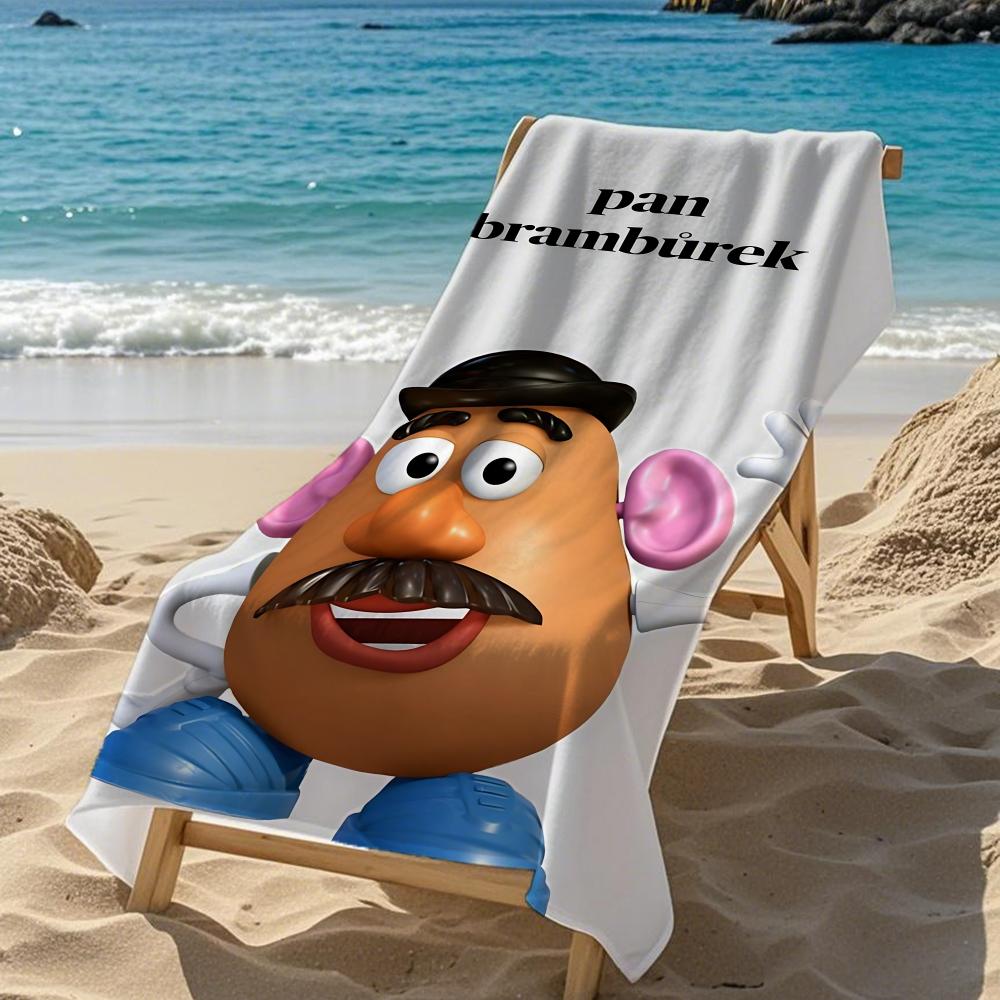 Funny-Potato HeadS Towel Five-Star Hotel Quality Eco-Friendly Ultra Soft Thick Towels & Beach Towels