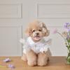 Fashion Dog Vest Lace Ruffle Cat Flying Sleeve Skirt Comfortable Dog Princess Dress  for Puppy Cats