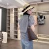 Trendy Plaid Women's Short-Sleeve Shirt - Summer 2025 Collection
