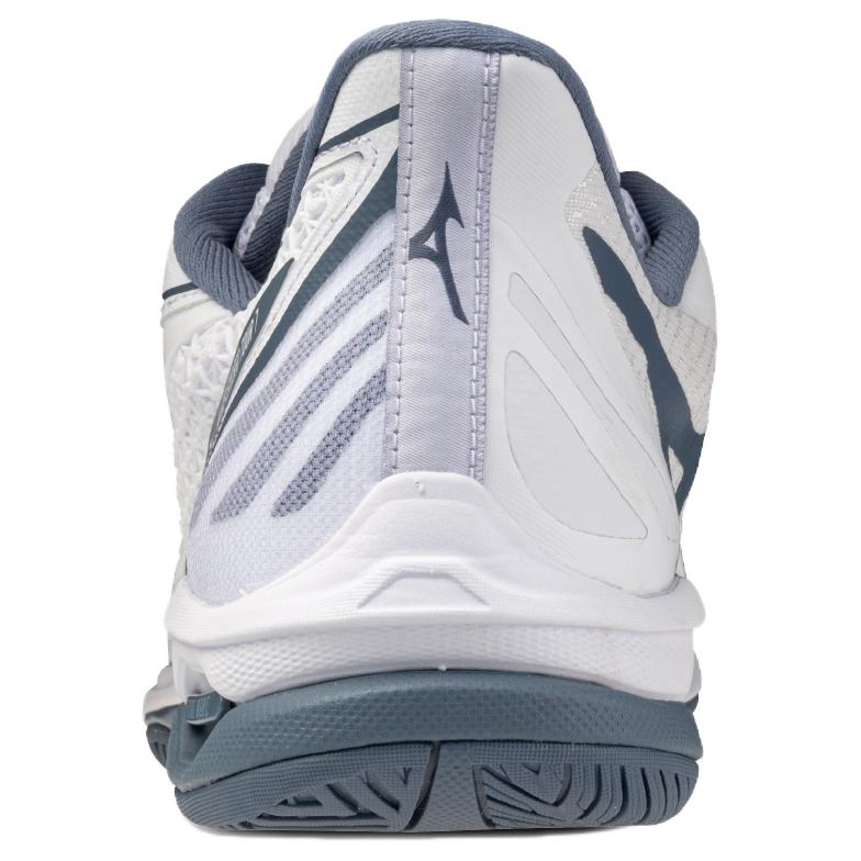 Mizuno Wave Exceed Tour 7 Comfortable Fit Low Top Tennis Shoes Unisex Sneaker White Blue 61GA267001