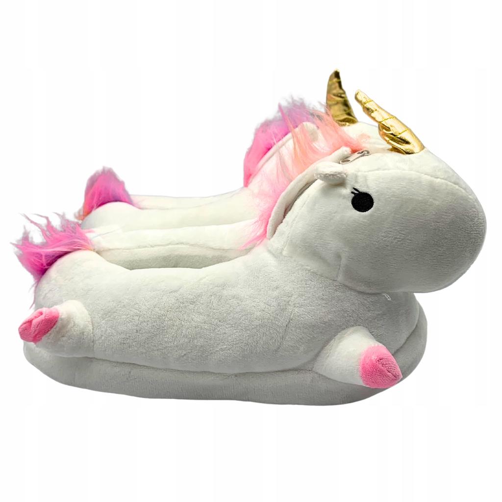 Unicorn Rainbow Winter Slippers For Women, Children, Warm 35-38