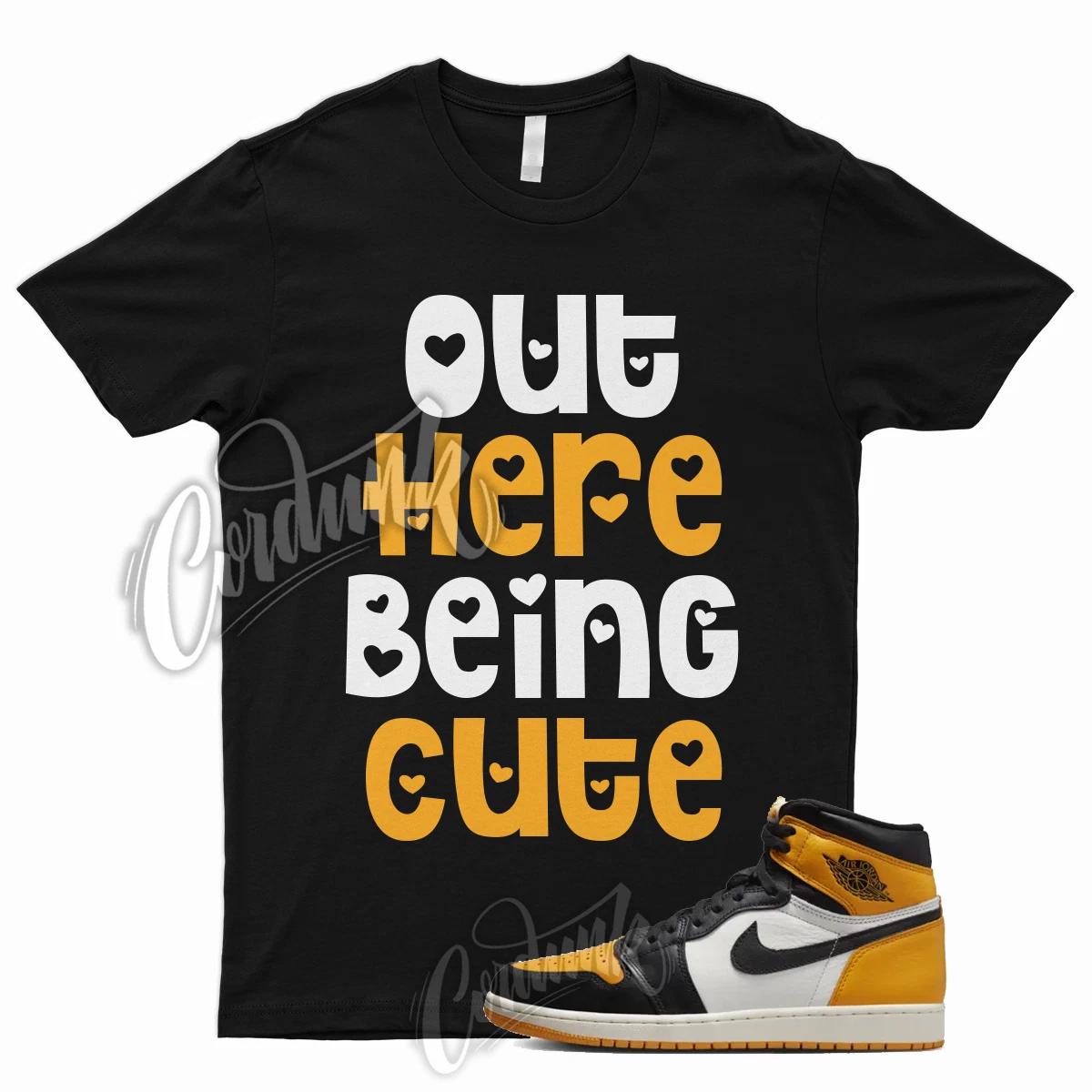 

CUTE Shirt for J1 1 Retro High OG Yellow Toe Taxi Low Mid Pollen University L