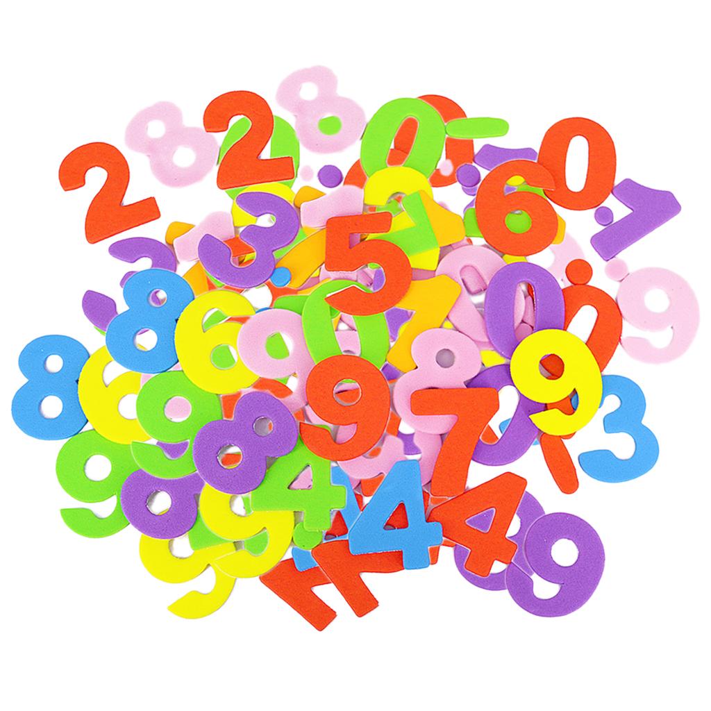 160 Pieces Kids Craft Stickers Numbers Scrapbooking Embellishments Tag for Albums Suitable