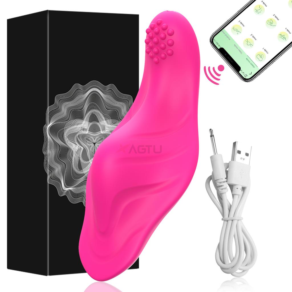Clitoris Stimulator Vibrator APP Bluetooth Control for Women Clitoral Clit Vibrating Female Wearable Panties Adult Sex Toys