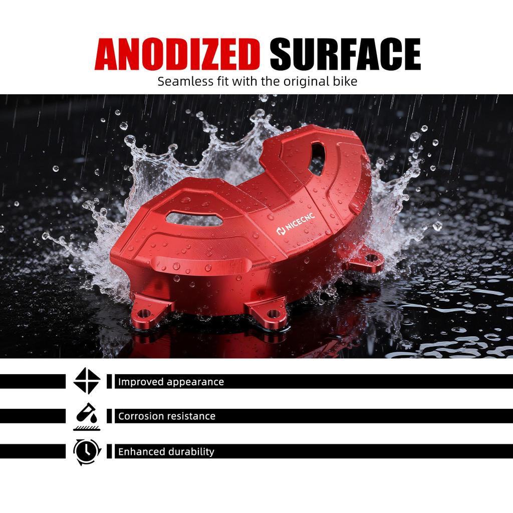 NICECNC Left Motor Cover Protecter Guard For Honda CRF1100 Africa Twin CRF 1100 2020-2025 Africa Twin CRF1100 Adventure Sports