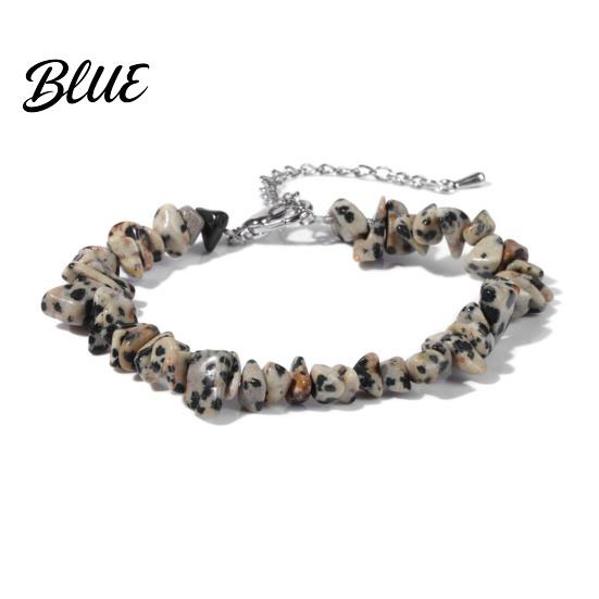 Durable Bracelet Women Irregular Beads Decor Adjustable Length Non-fading Wrist