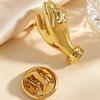 Alloy Hand-Held Flower Necklace Brooch Versatile Suit Pin Accessories For Daily Wear Parties Gifting