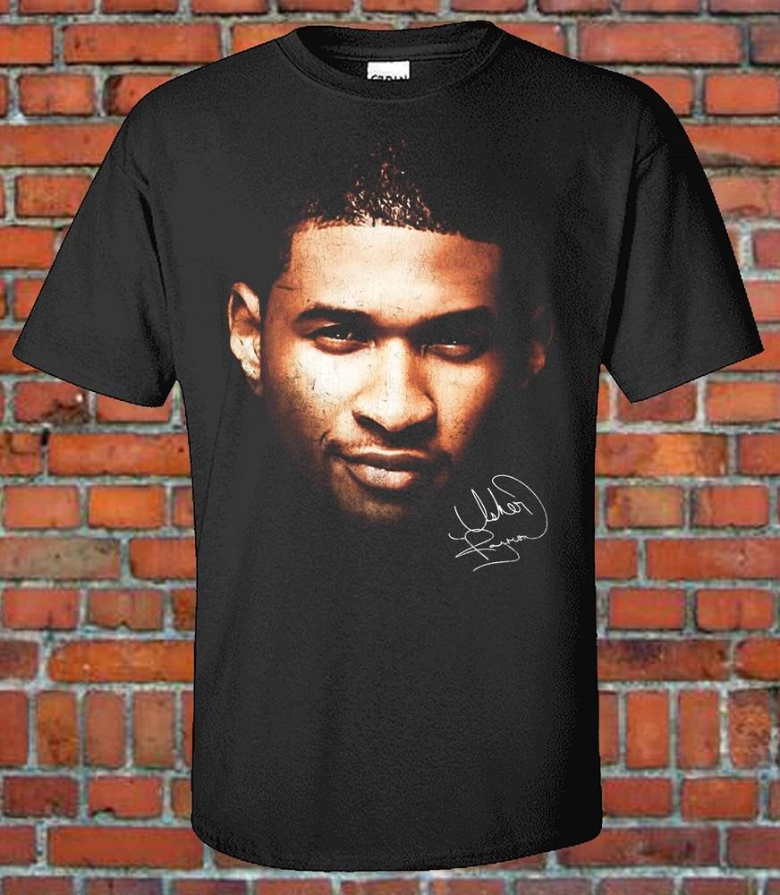 RB Music Singer Usher Big Head TShirt Unisex Cotton Tee Classic S