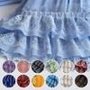 3-layer Lace Ruffle Trim 13cm Wide Mesh Fabric Lace for Lolita Dress Curtain Doll Clothes Sewing Deocr Accessories 3/5/10Meter