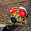 Glasmalerei Glas Bemalt Windspiel Anhänger Design Türdekoration Heimdekoration