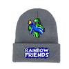 Rainbow Friends Roblox Black Knitted Cap Printed Hat Warm Men Women Gift Xmas