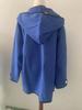 European & American Women's Fall/Winter Multi-color Woolen Hooded Coat