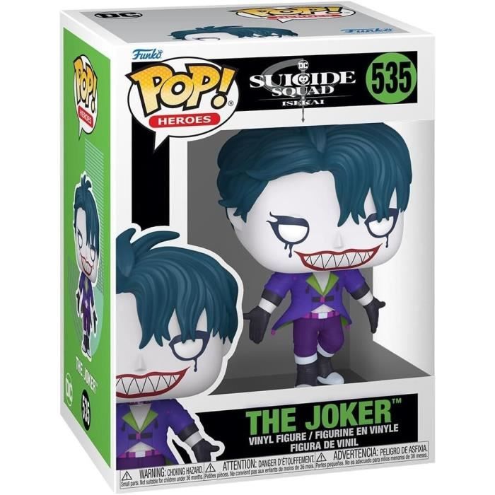 Figurine - Funko Pop! - Joker - 9 cm - DC Comics - Emballage boîte-fenêtre