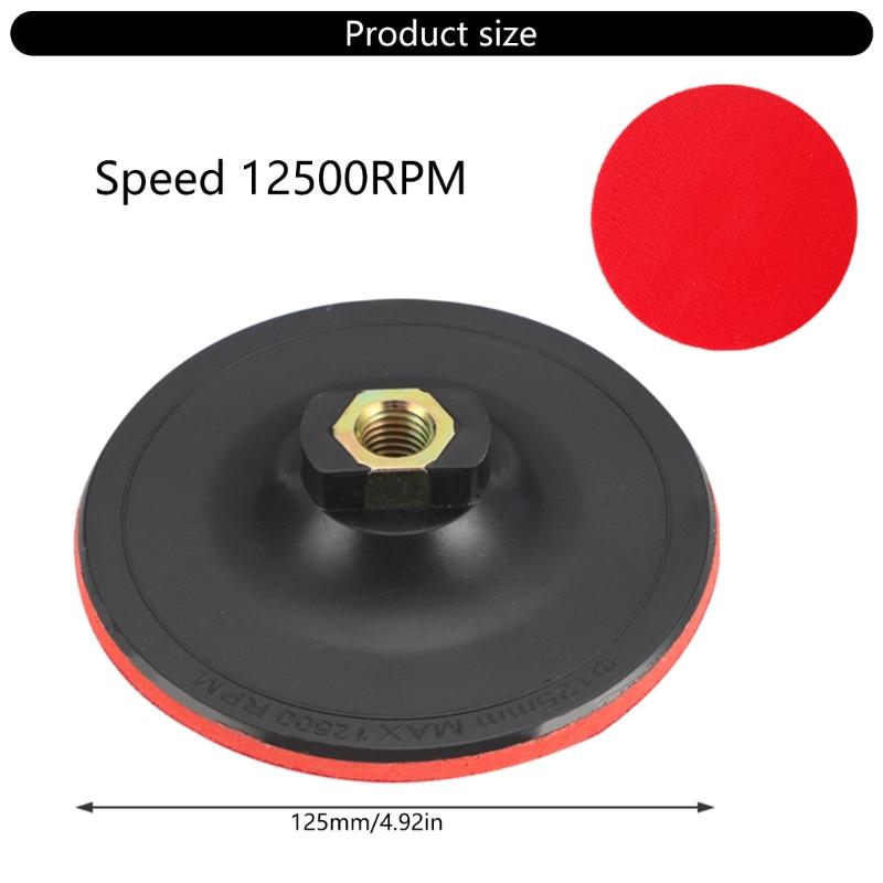2Pcs Sanding Disc Backing Pad 125mm Sandpaper Self Adhesive Plate Abrasive Disks For Power Sanders Polisher Grinding