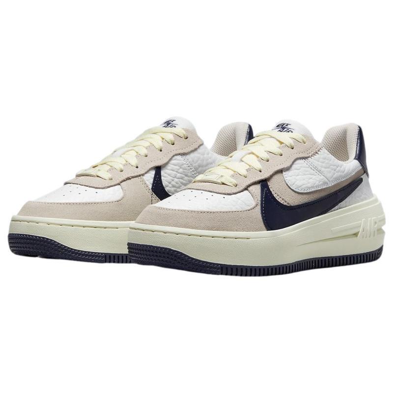 Nike Air Force 1 Low PLT.AF.ORM 'Summit White Navy' Women's Sneakers FB8481-100