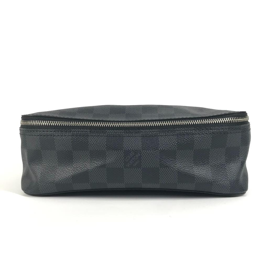 Louis Vuitton N40182 Damier Graphite Cuberangemon MM Travel Case Pouch
