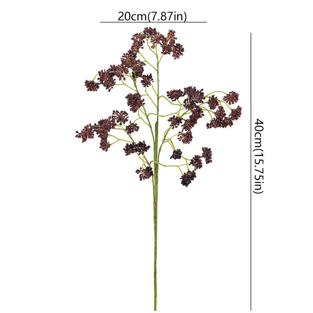 Realistic Fake Milan Fruit Elegant Simulated Green Plants Wedding Decor