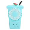 Handheld Mini Fan USB Rechargeable Electric Desk Portable Cartoon 3 Speeds for Home Outdoors
