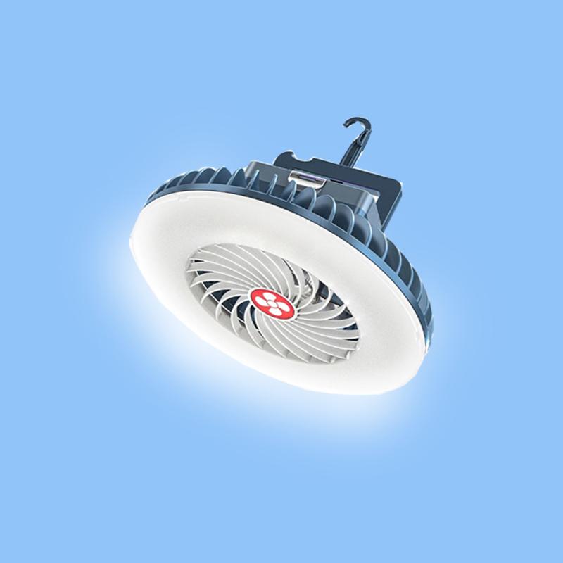 

Многофункциональный 3 в 1 светодиодный вентиляторный фонарь для кемпинга, электрический вентилятор, подвесной светильник для палатки, летняя подзарядка через USB, фонарь с питанием 1PCS