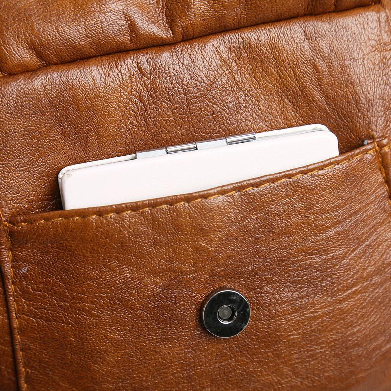 Vintage Shoulder Bag Multi-Zipper Women's Bag