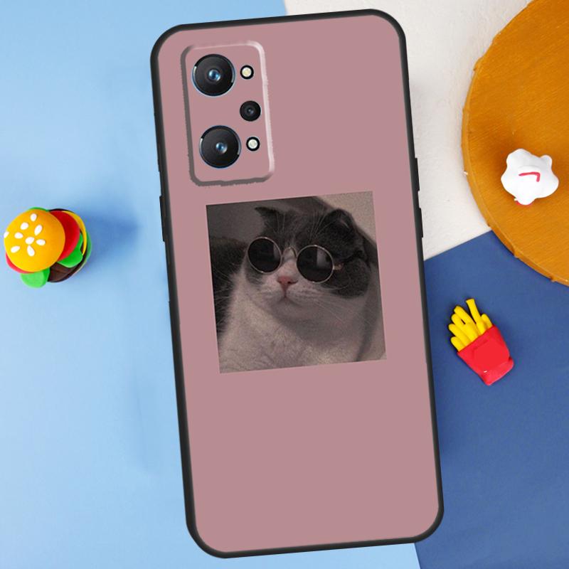 Pink Aesthetic Cute Cat Animal For Realme GT7 Pro GT 6T 6 5 C67 C61 C55 C53 C51 C21Y C25S C75 10 11 12 13 14 Pro Plus Case