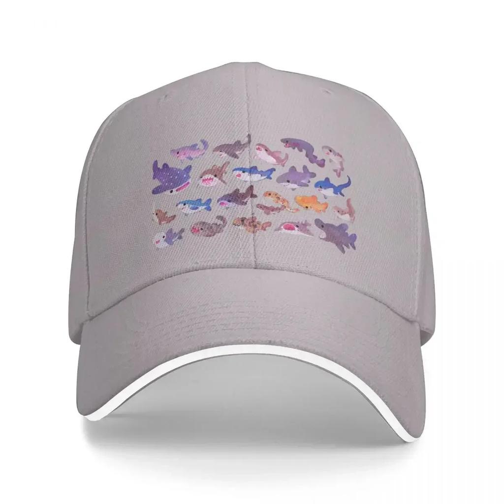 Shark Day Cap Fashion Casual Baseball Caps Adjustable Hat Hip Hop Summer Unisex Baseball Hats Customizable Polychromatic