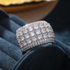Popular supply, eight hearts and eight arrows, zircon ring for women, fashionable European and American rings.