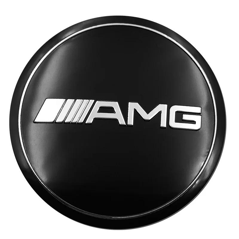 Bivfzz1 2025 W124 W210 HOT 1 Pcs Car Multimedia Buttons Cover Car Badge Emblem Interior Sticker For Mercedes Benz AMG GLC GLE E CLA GLA