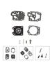 Carburetor Carb Rebuild Kit Shadow Gasket Diaphragms Repair for 26cc 33cc 43cc 49cc 52cc Motorbike Dirt Pit Bike Durable