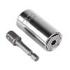 Wrench Universal Torque Wrench Head Sets Socket Sleeve Power Drill Ratchet Bushing Spanner Key Magic Multi Hand Tools 7-19mm