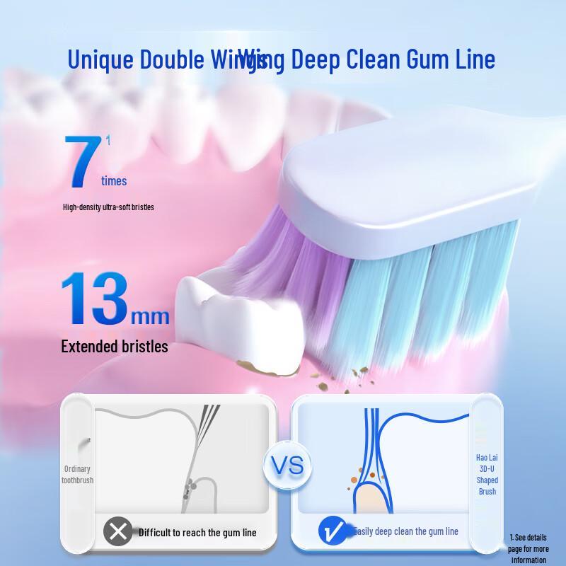 Darlie High-Density Wide Head Soft Bristle Toothbrush 2-Pack