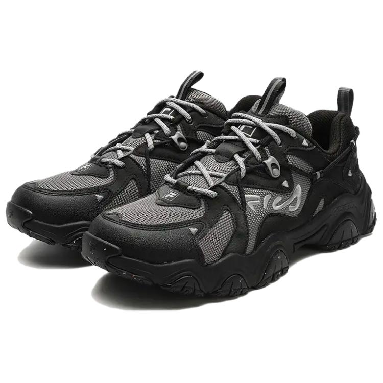 FILA Fluid 4 Retro Sports Breathable Low-Top Lifestyle Shoes Women sneakers Black F12W342107BWA
