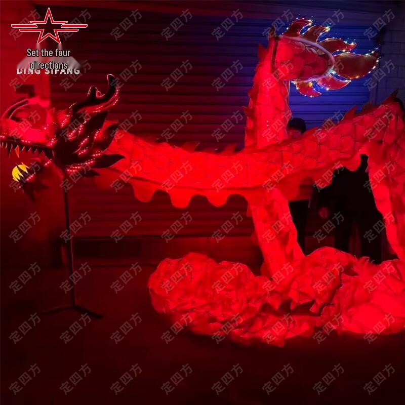 Thickened Oxford Cloth Gold Dragon Dance Prop