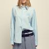 [mardimercredi] Cotton Poplin Shirt_Sky Blue