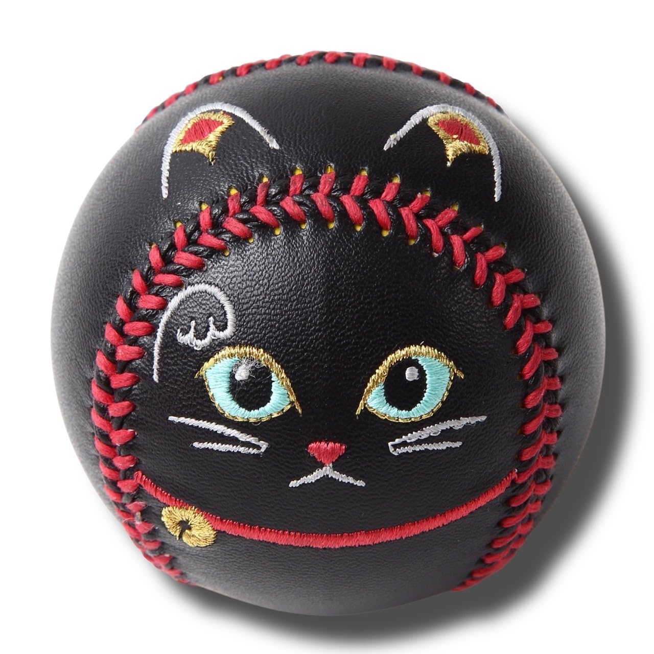 rebolld Baseball Design Maneki-neko (Black)